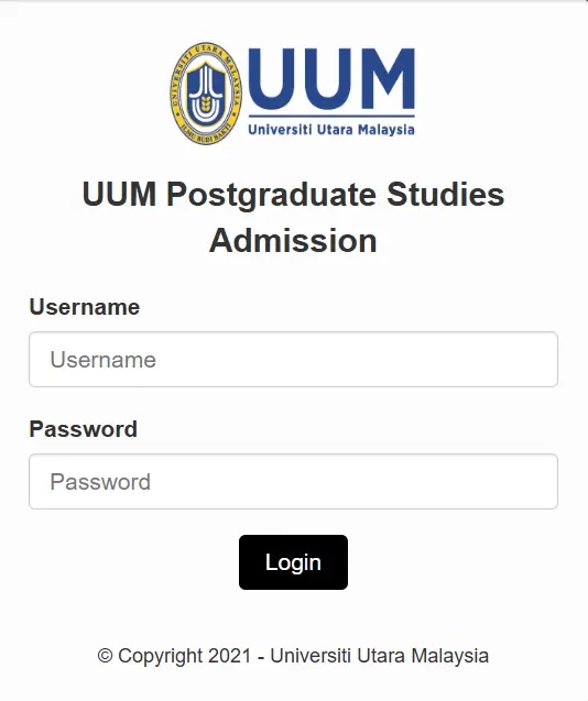 UUM Course Registration For Post Graduate Studies
