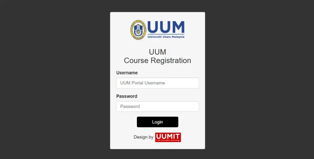 UUM Portal Login
